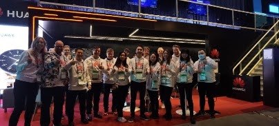 Huawei team at Slush